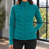 Ilaria-Louise Quilted Jacket - Teal Green