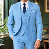 Vaughn Slim Fit Suit - Light Blue