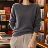 Elodie Wool Sweater - Elephant Gray