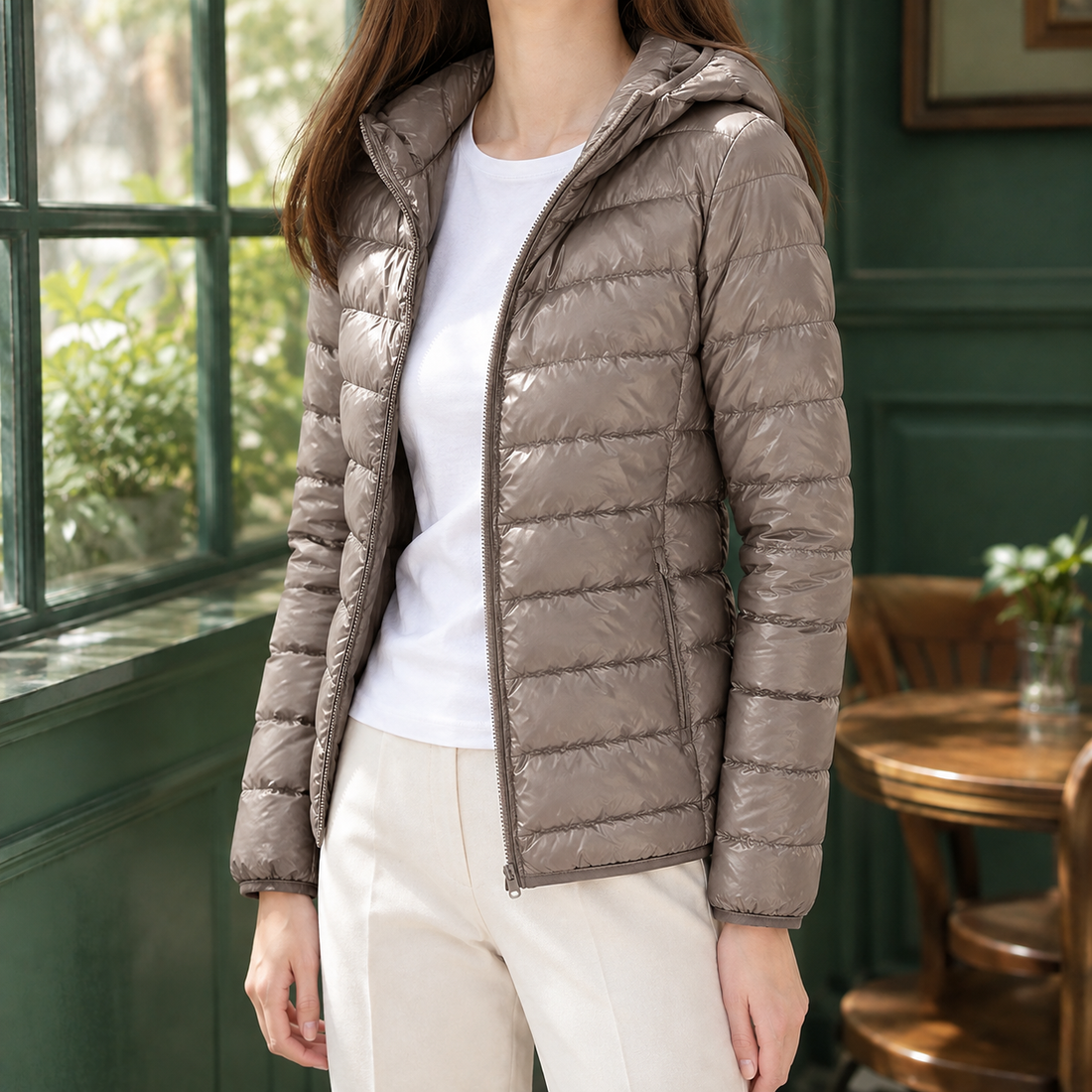 Isabeau-Mae Cashmere Jacket - Khaki