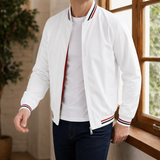 Rufus Lightweight Bomber Jacket - White