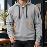Lucian Utility Hoodie - Silver Gray