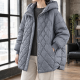 Elise-Jade Quilted Jacket - Gray