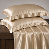 Woodmere Satin Pillowcases - Champagne