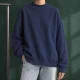 Ancelin Mock Neck Sweater - Navy