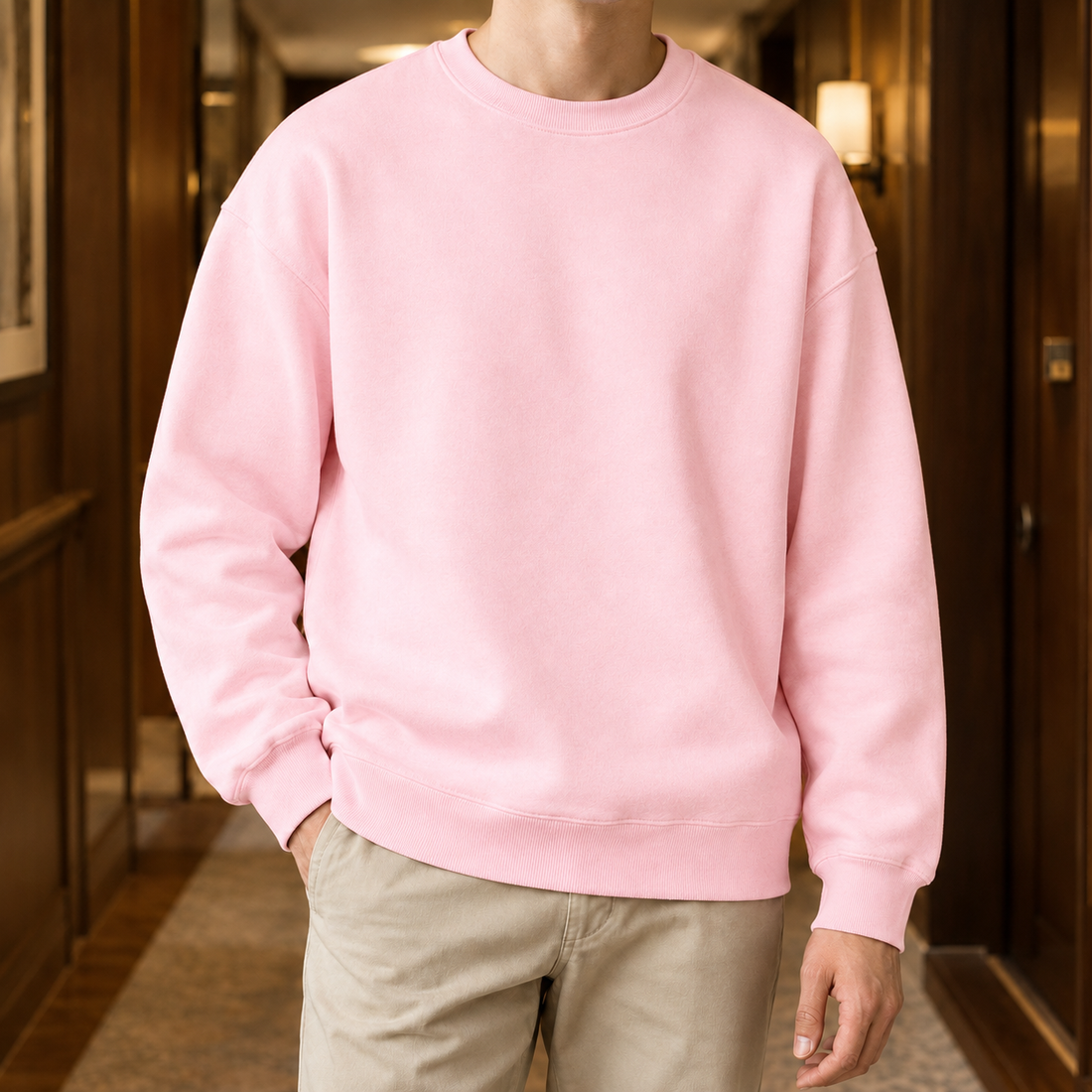 Thibault Relaxed Sweatshirt - Pink