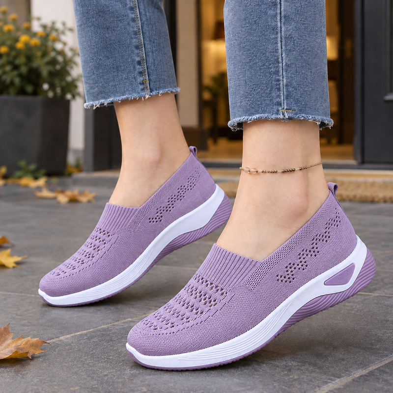 Crivelli-Lucca Slip-On Sneakers - Light Purple