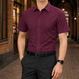 Killian Slim Fit Shirt - Burgundy