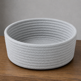 Knox Cotton Rope Basket - Light Gray