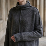 Florence Stacked Collar Sweater - Lead Product Detail