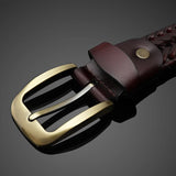 Braxton Braided Leather Belt