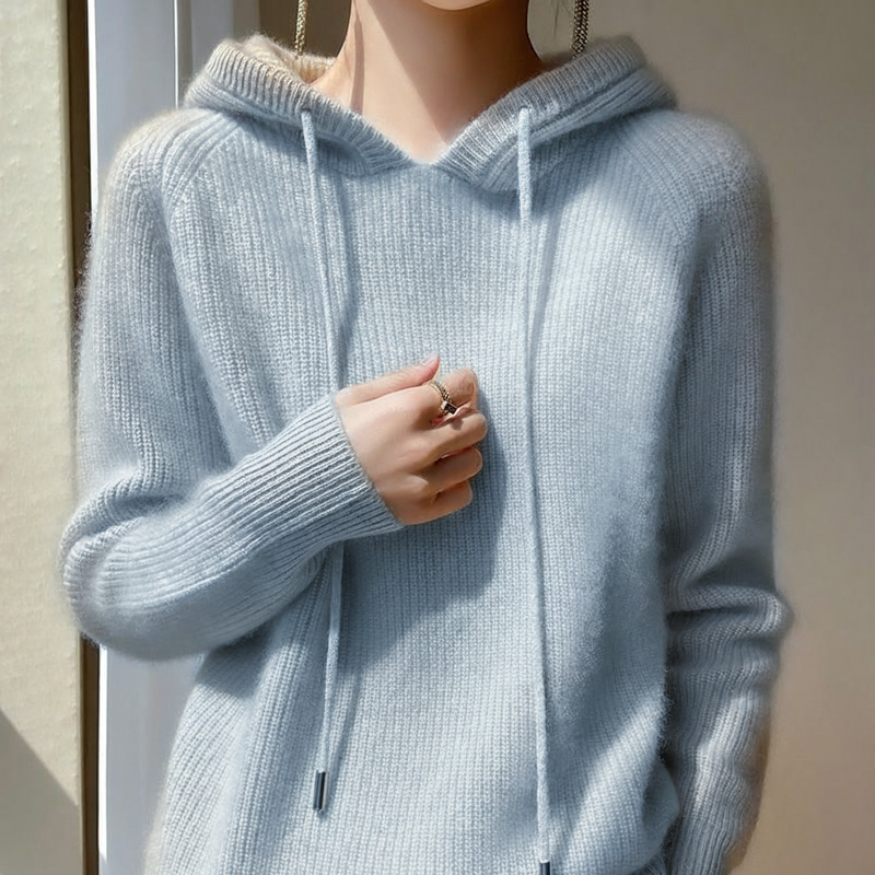 Celeste Cashmere Cloud Hoodie