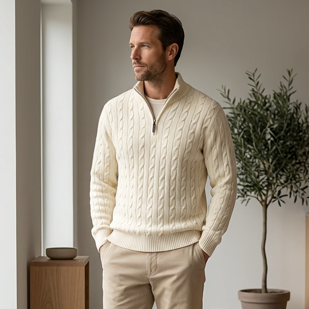 Olympia Half-Zip Sweater