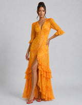 Renee Ruffled Maxi Dress