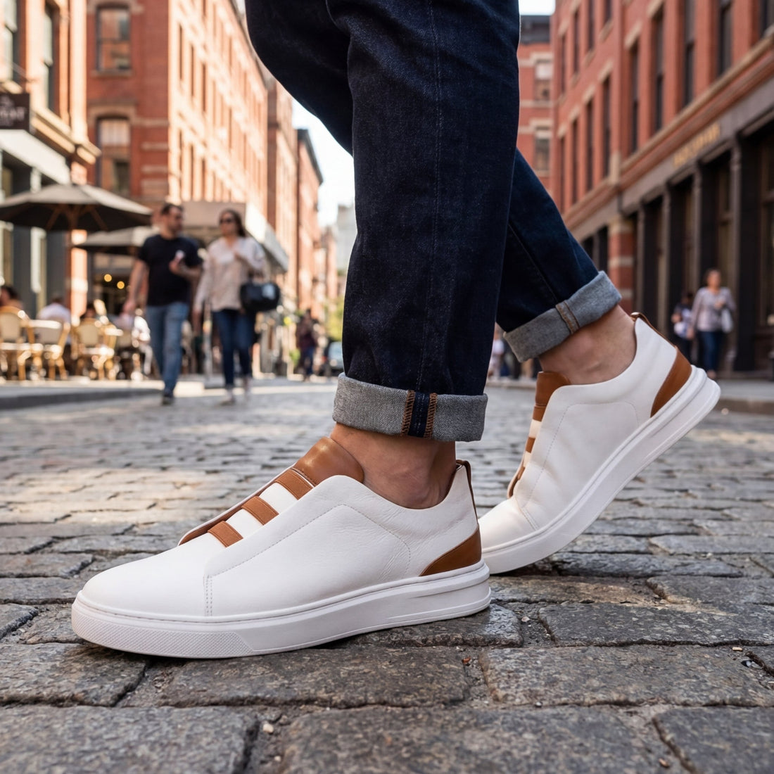 Chelsea Genuine Leather Sneakers