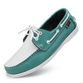 Teal/white