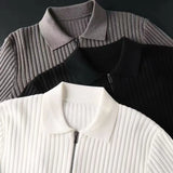 Portwell Rib Knit Zip