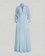 Women’s Lightweight Button Front Maxi Shirt Dress – Relaxed Flowy Silhouette
