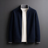 Bordeaux Merino Zip Jacket